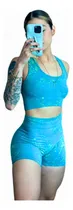 Comprar Conjuntos Deportivos Mujer Leggins Gym Yoga Push Up Tiedye