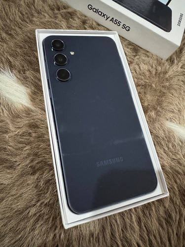 Samsung Galaxy A55 5g Dual Sim 128 Gb Azul Oscuro 8 Gb Ram Azul (Usado)