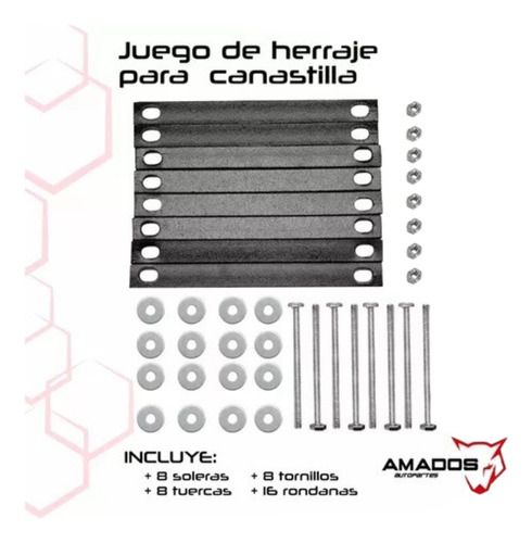 Kit Avanza Canastilla Barras Aluminio Porta Equipaje Rack