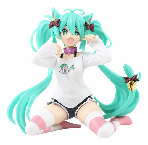 Cx Figura Miku Con Orejas De Gato For Niñas, Modelo De