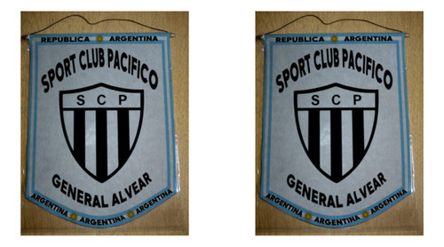 Banderin Mediano 27cm Pacifico General Alvear