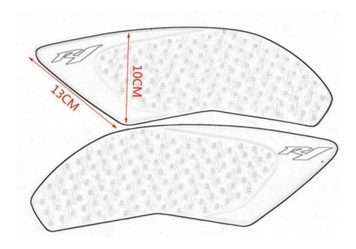 Protector Lateral Tanque Tankpad Yamaha R1 2015 2016 2018