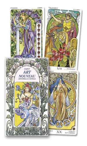 Libro: Tarot Art Nouveau (edición En Inglés Y Español)