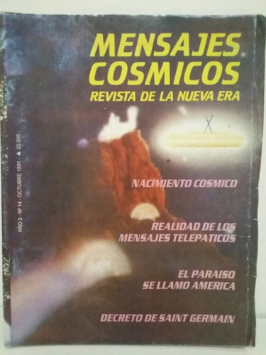 Mensajes Cósmicos. No. 14. Octubre 1991.