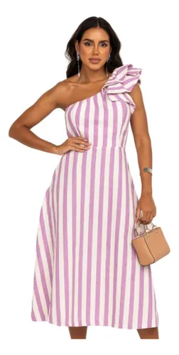 Vestido listrado no mercado livre 2025