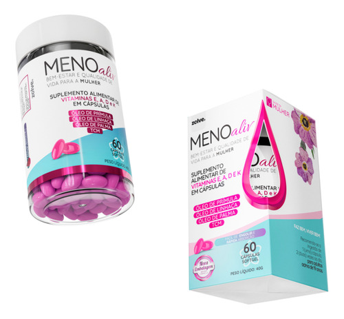 Meno Aliv® 3 Potes - Fórmula Natural Para Bem-estar Mensal