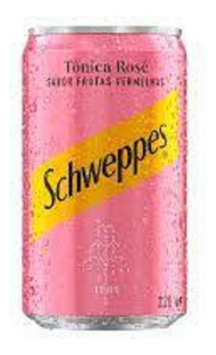 Pack Com 06 Água Tônica Frutas Vermelhas Schweppes 220ml