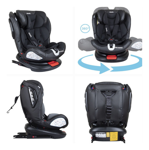 Silla De Auto Para Bebe Extra Lujo Isofix Infanti Gira 360