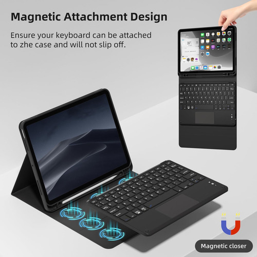 Funda Smart Case Touchpad Keyboard For Samsung A9+ Plus