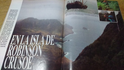 Revista Descubrir Nº 32 Febrero 1994 Isla Robinson Crusoe