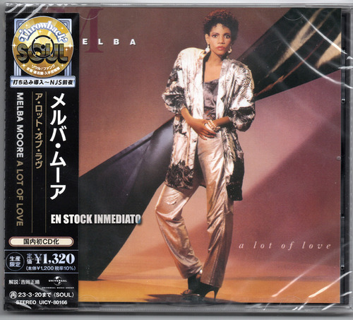 Cd ** Melba Moore ** A Lot Of Love ** Japan C/obi Nuevo Sell