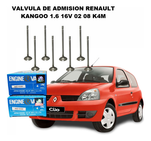 Valvula De Admision Renault Kangoo 1.6 16v 02 08 K4m