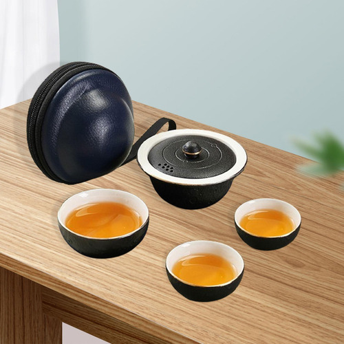 Tetera China De Kungfú, Tazas De Té, Tetera De , Negro