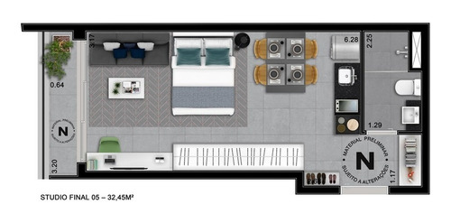 Imagem 22 de 25 de Studio Residencial Para Venda, Consolação, São Paulo - St6826. - St6826-inc