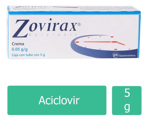 Zovirax .05 G/g Caja Con 1 Tubo Con 5 G