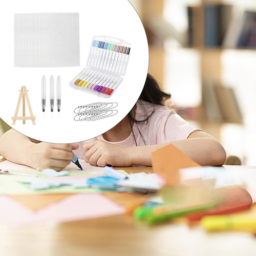 Kit De Pintura Con Textura De Espuma 3d, Dibujo Rectángulo