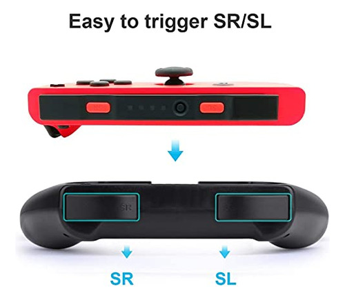 Grip Pack Para Nintendo Switch Oled Y Joycon - Resistente