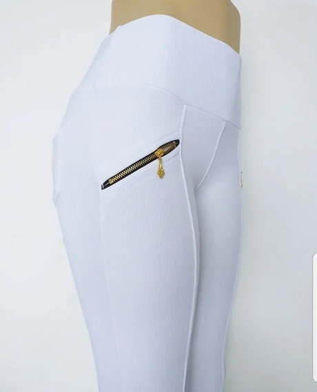 calça de gorgurão branca