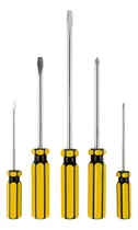 Comprar Kit Chave De Fenda Variável Jogo Com 5 Peças Fenda E Philips