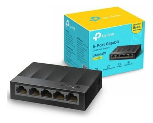 Switch Tp-link  Ls1005g 5 Ptos 10/100mbps Desk  Rj45