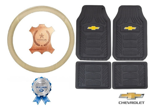 Tapetes 4pz Chevrolet + Cubrevolante Chevy Monza C3 2011