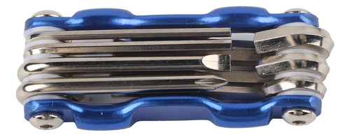 Set De Herramientas De Reparación 7 En 1 Blue Portable Multi