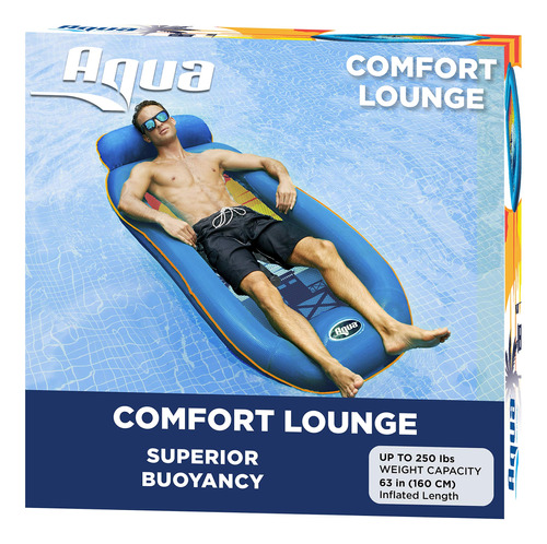 Aqua Comfort - Flotador De Piscina Para Adultos Con Reposaca