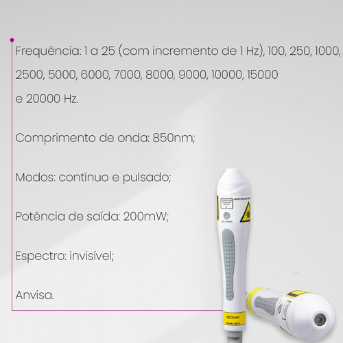 Probe 2 850nm Led Caneta Infravermelho Laserpulse - Ibramed
