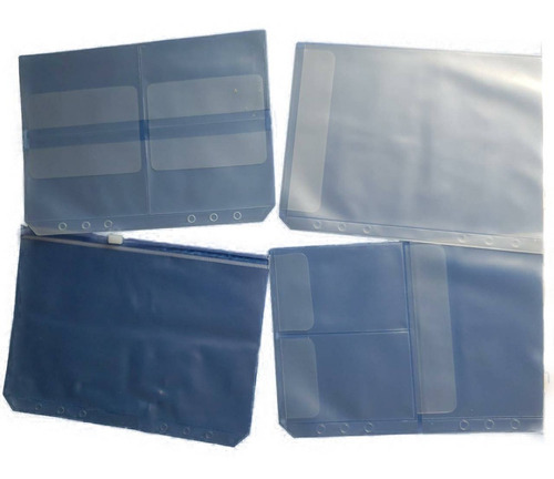 Paq. Hojas Protectoras Para Binder Organizador Grande 4pzas.