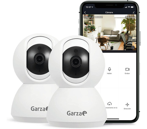 Garza ® Smarthome - Pack 2 Cámaras De Vigilancia