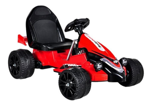 Mini Kart Elétrico Infantil 6v Com Luzes E Som Suporta 25kg