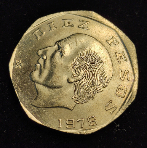 Moneda Con Error, 10 Pesos 1978 (Usado)