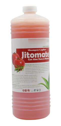 Shampoo Hare  De Jitomate, Aloe Vera Y Romero (1 Litro)