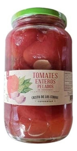 Tomates Enteros Pelados X1100gr Cristo De Los Cerros