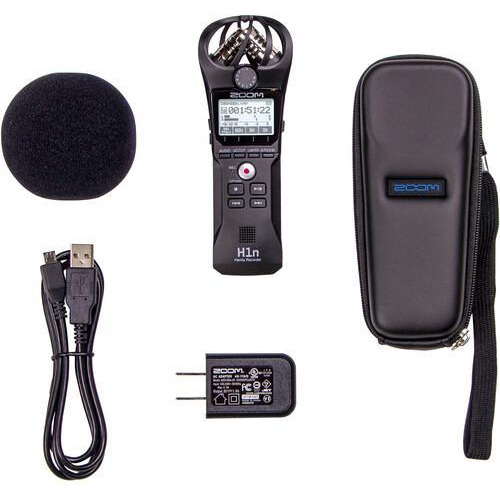 Gravador Digital Portátil Zoom H1n-vp Cabo Usb Case S/juros