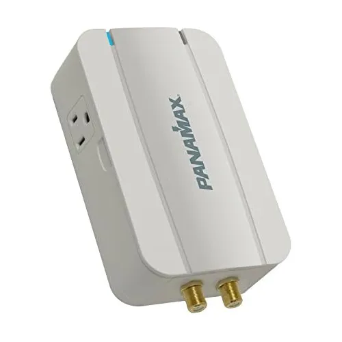 Enchufe Directo Y Coaxial De 2 Tomas Md2c