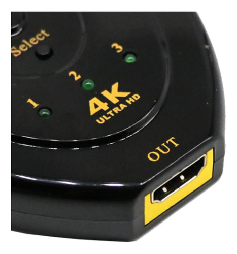 Adaptador Divisor De Concentrador De Conmutador De 2 K, 4k,