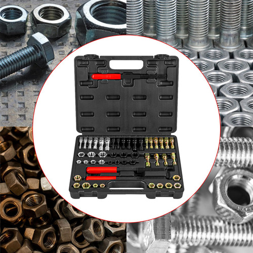Conjunto De Ferramentas De Reparo De Rosca 49pcs Kit De