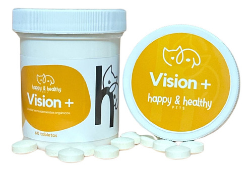 Suplemento Mascota Vision + 60 Tabletas Para Perro Y Gato