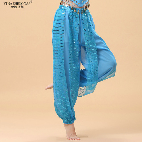 Pantalones De Baile Indios Para Danza Del Vientre Con Detall