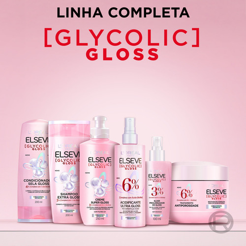 Condicionador Elseve Glycolic Gloss 400ml L'oréal Paris