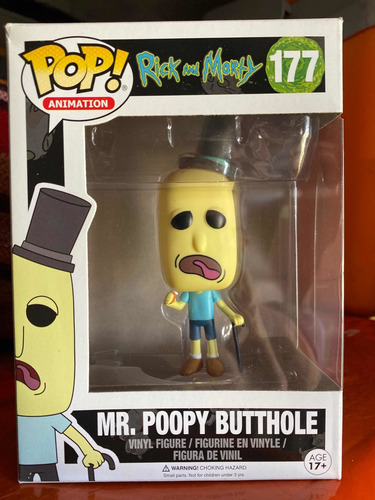 Funko Pop Mr. Poopy Butthole 177 Rick And Morty