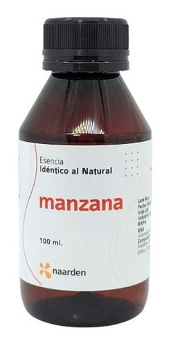 Esencia De Manzana Natural Naarden Pet X 100ml