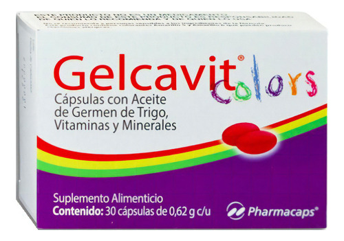 Gelcavit Colors C/30 Caps Sabor Sin sabor
