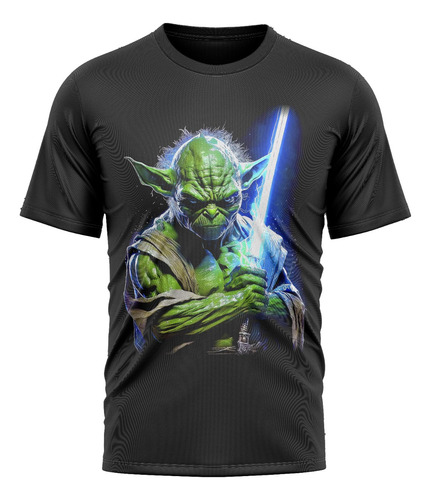 Remera Yoda Star Wars 100% Algodon Dtf#1605