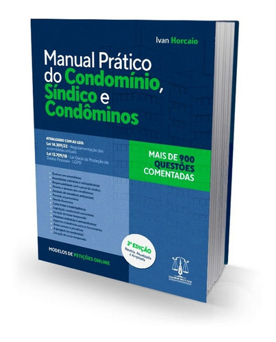 Manual Prático Do Condomínio, Síndico E Condôminos (2022) 3ª Edição/ Livro