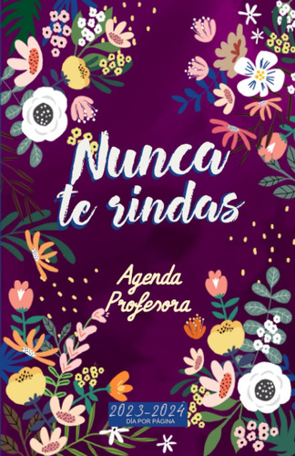 Libro: Agenda Profesora Día Por Página, Similar A Din A5, Nu