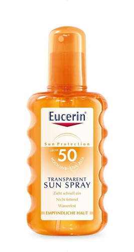 Eucerin Sun Spray Transparente Absorcion Inmediata No Graso