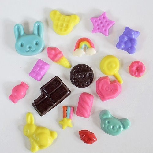 Set De 2 Moldes Placas Mini Candy Parpen