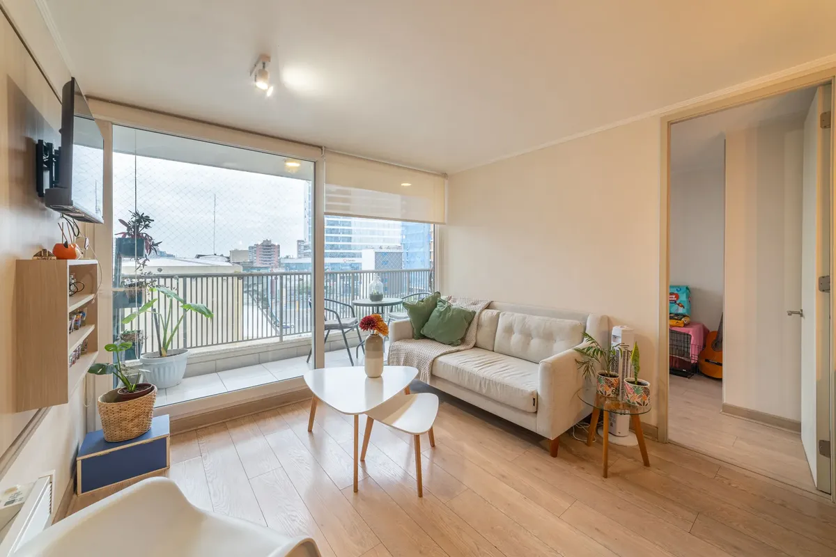 Imagen 5 de 14 de Hermoso Departamento A Pasos De Metro Ñuñoa